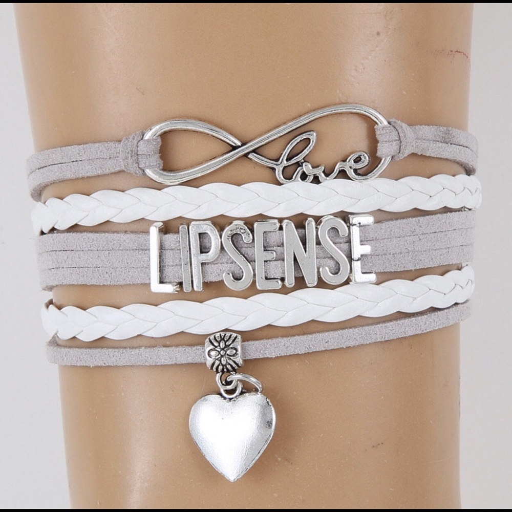 New gray LipSense bracelet